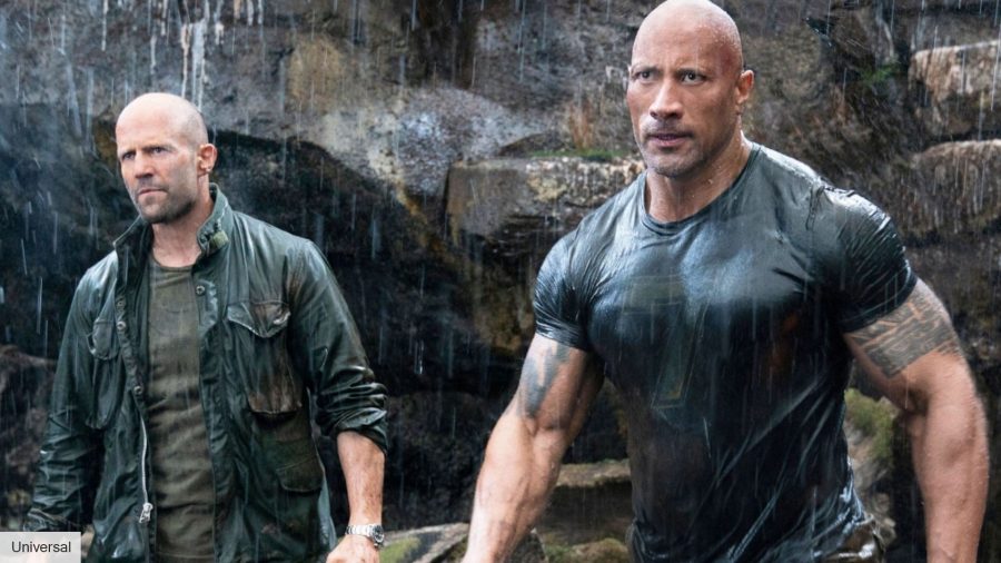 Fast and Furious movies in order: Jason Statham and Dwayne Johnson as Hobbs and Shaw