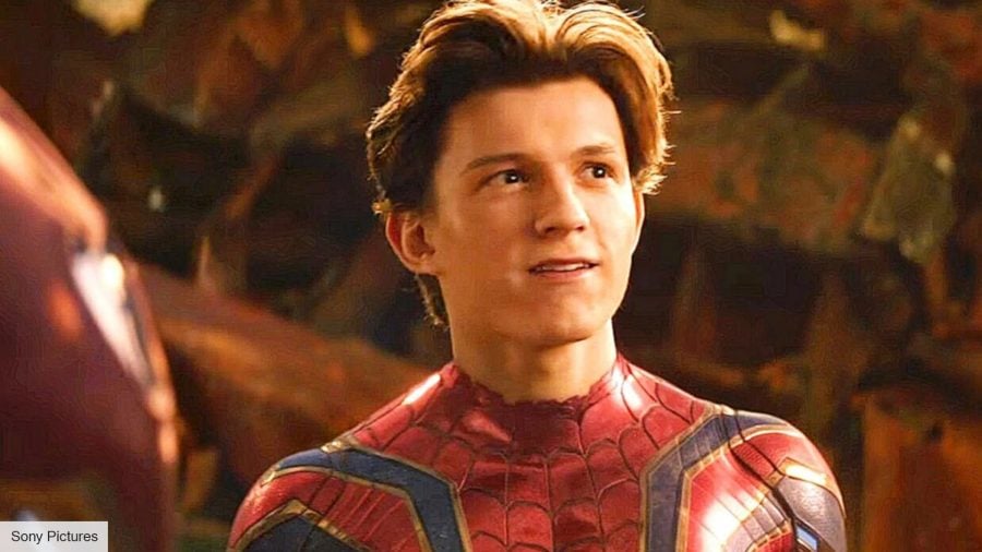 Best Spider-Man actors: Tom Holland as Spider-Man in Infinity War