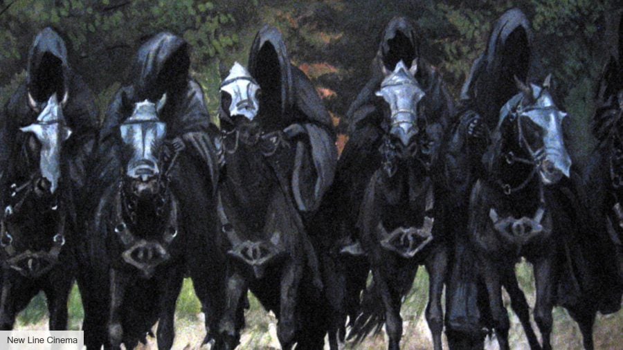 The horses of Nazgûl in The Lord of the Rings: The Fellowship of the Ring