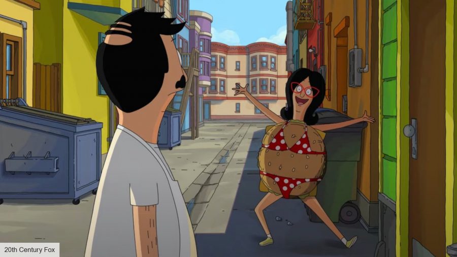 The Bob's Burgers Movie review: Linda in a burger outfit 