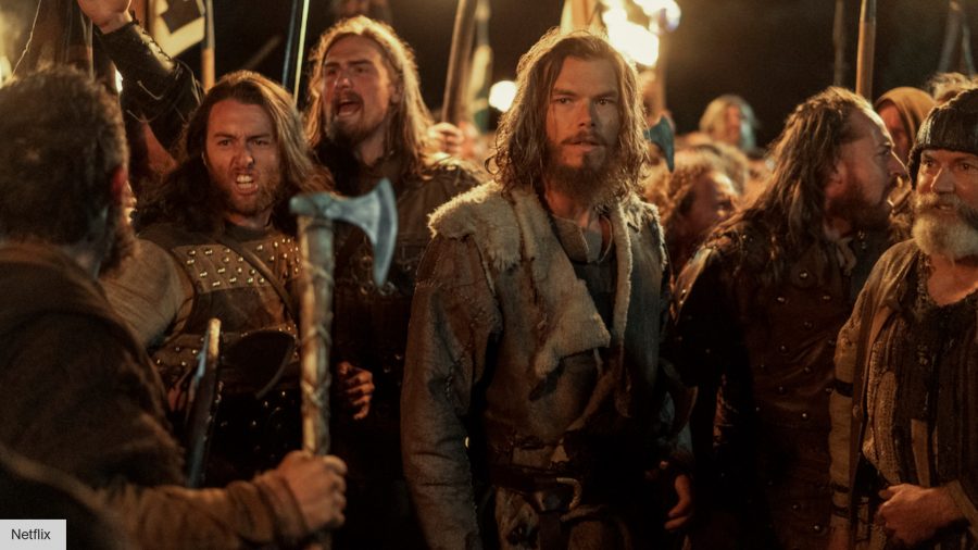 Vikings Valhalla season 2 release date: Leif surrounded by warriors 