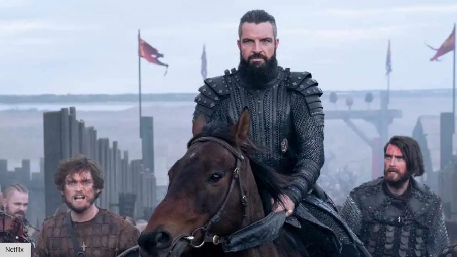 Vikings Valhalla season 2 release date: King Cnut riding a horse 