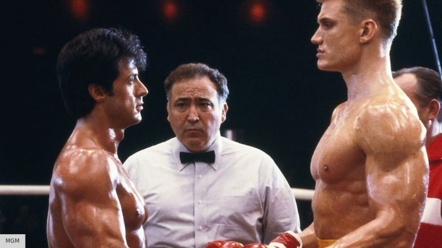 The best '80s movies: Sylvester Stallone and Dolph Lundgren in Rocky IV