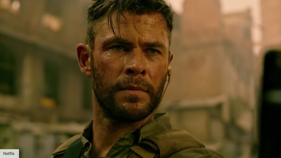 The best Chris Hemsworth movies: Chris Hemsworth as Tyler Rake in Extraction