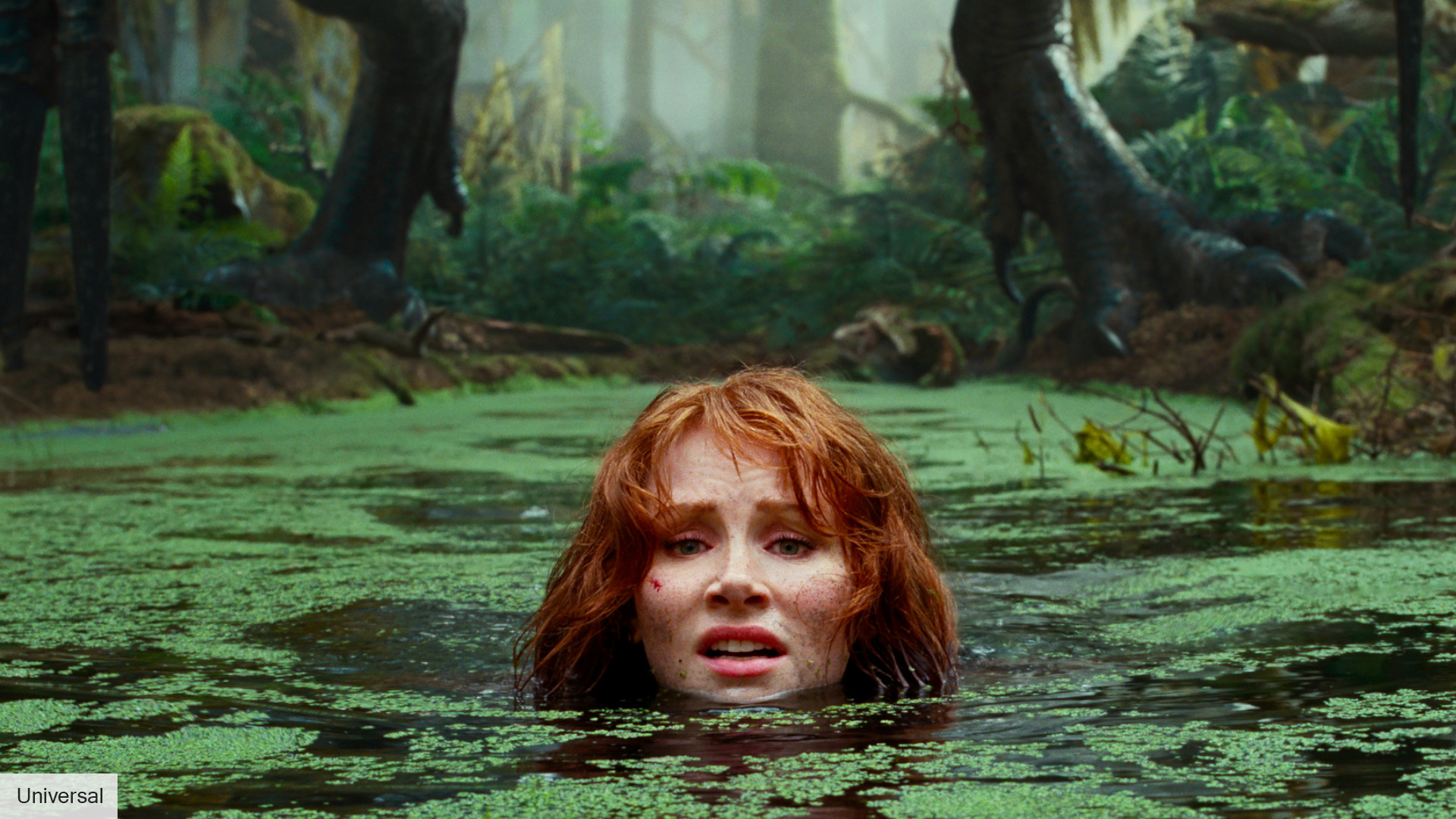 Jurassic World 4 release date: Claire in a swamp