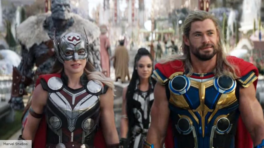Thor movies in order: Natalie Portman and Chris Hemsworth as Jane and Thor in Love and Thunder