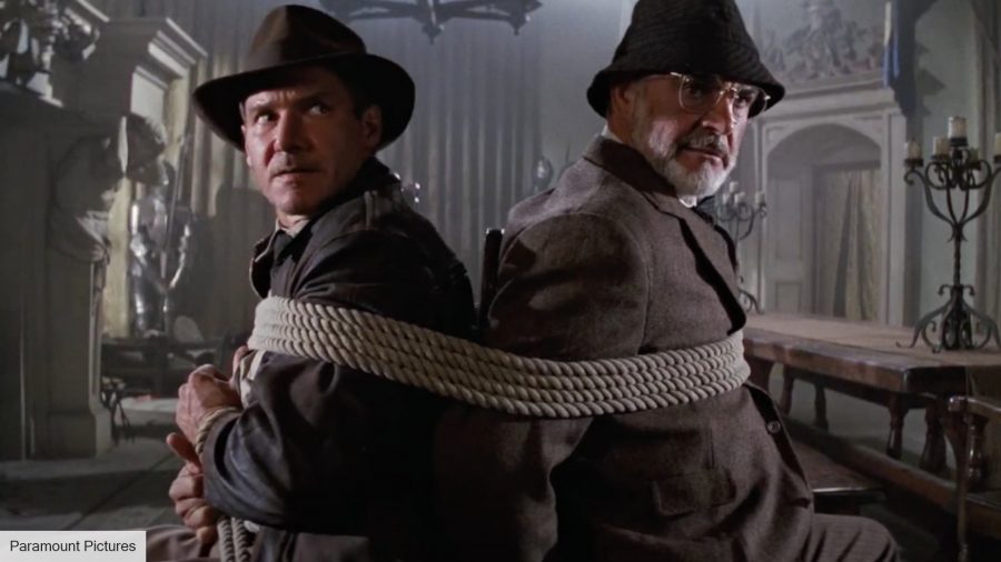 Indiana Jones movies in order: Harrison Ford and Sean Connery in The Last Crusade
