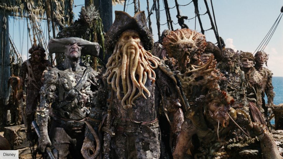 Pirates of the Caribbean movies in order: Bill Nighy as Davy Jones in Dead Man's Chest