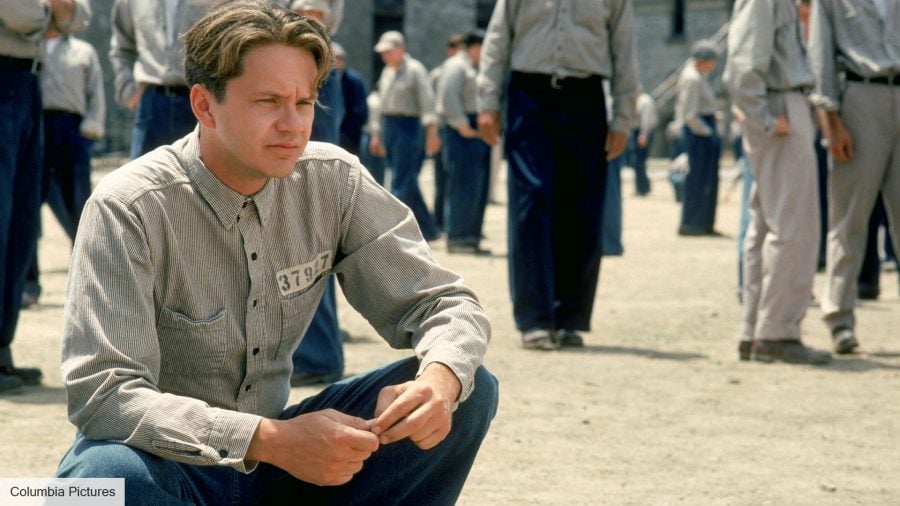 Tim Robbins as Andy Dufresne in The Shawshank Redemption