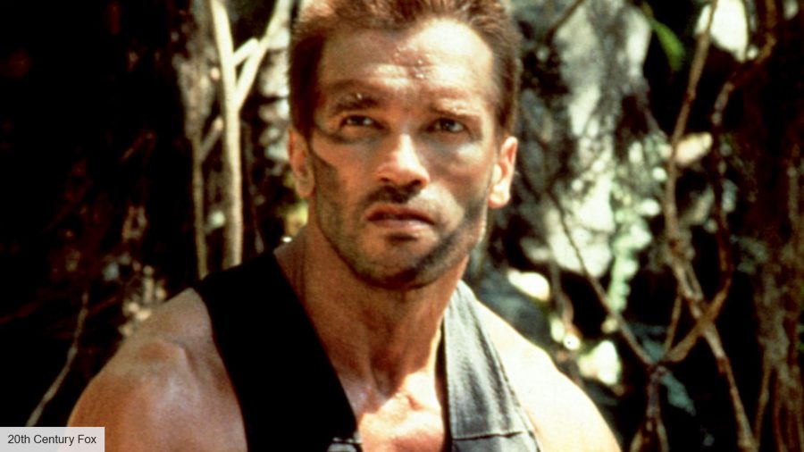 The best Arnold Schwarzenegger movies: Arnold Schwarzenegger as Dutch in Predator
