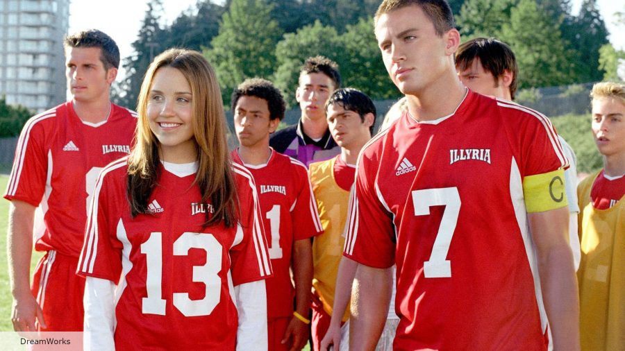 Amanda Bynes and Channing Tatum in the football movie She's The Man