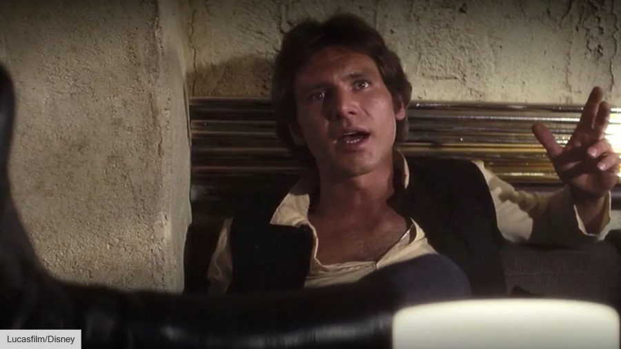 Star Wars cast: Harrison Ford as Han Solo in A New Hope