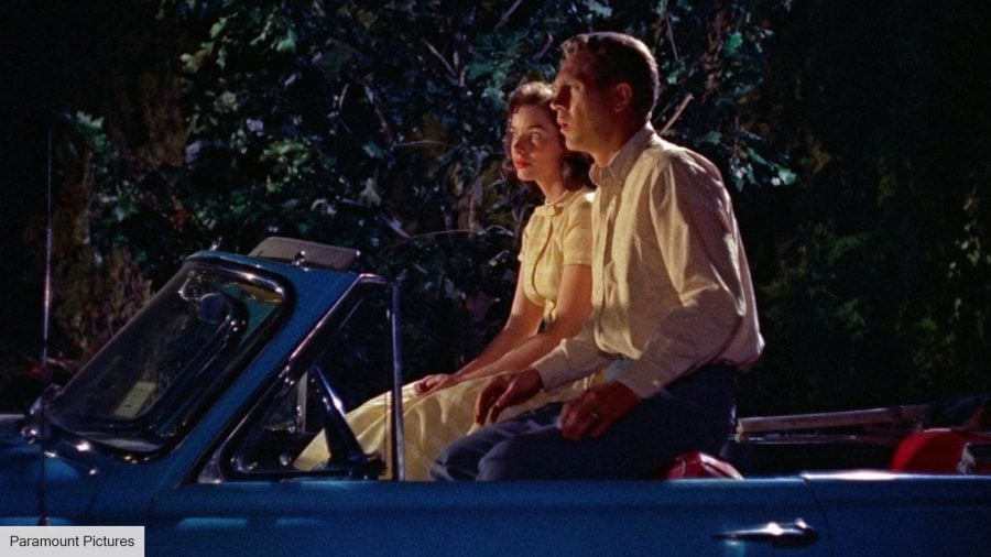 The Blob true story: Steve and his girlfriend in the 1958 movie