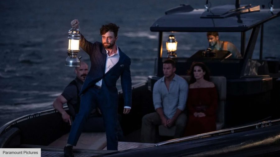 The Lost City directors interview: Daniel Radcliffe on a boat