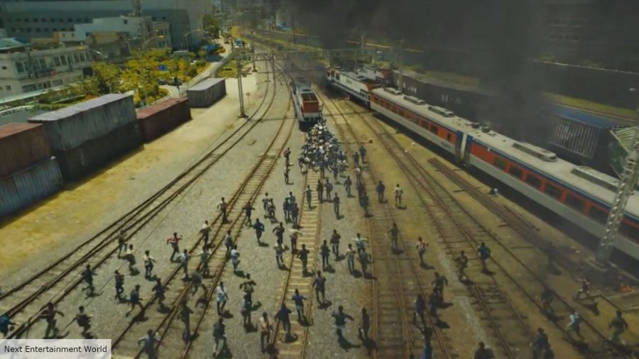 Zombies in Train to Busan