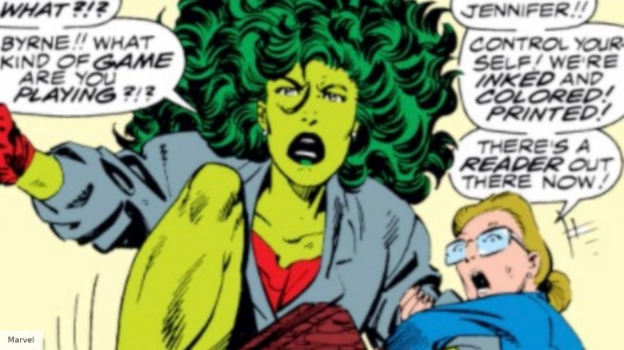 Does She-Hulk break the fourth wall: She-Hulk in the Marvel comics