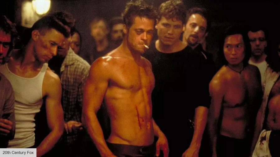 The best Brad Pitt movies: Brad Pitt as Tyler Durden in Fight Club
