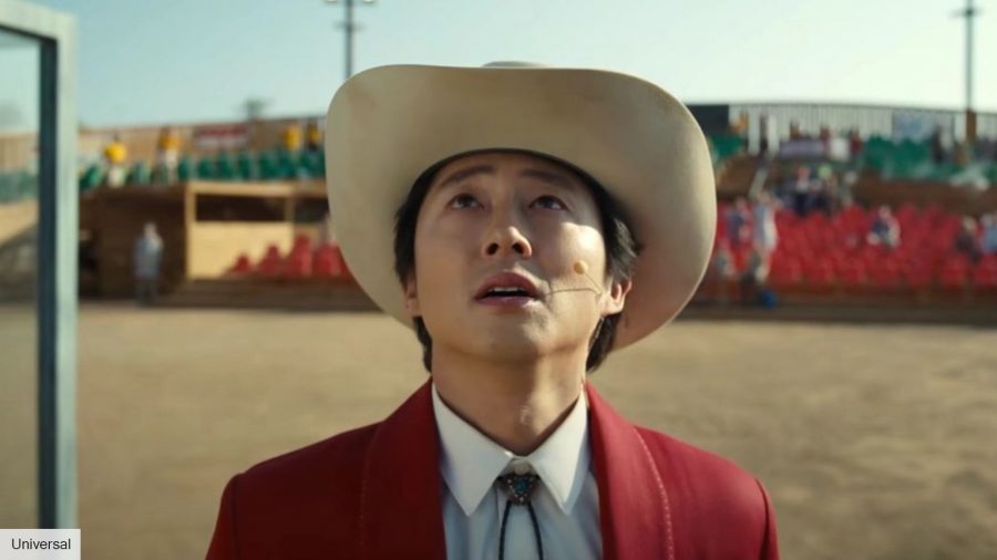 Jordan Peele movies ranked: Steven Yeun as Ricky 'Jupe' Park in Nope