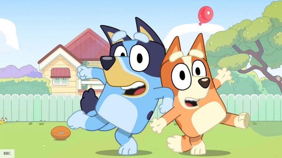 The best cartoon characters: Bluey and Bingo in Bluey